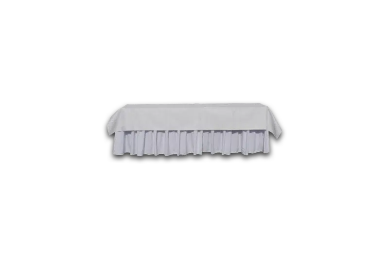 Sektempfangtisch, Tischdecke & Skirting