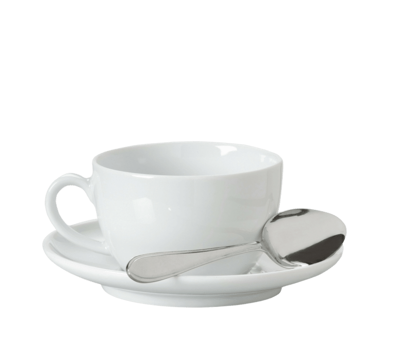 Cappuccinotassen mit Untertasse